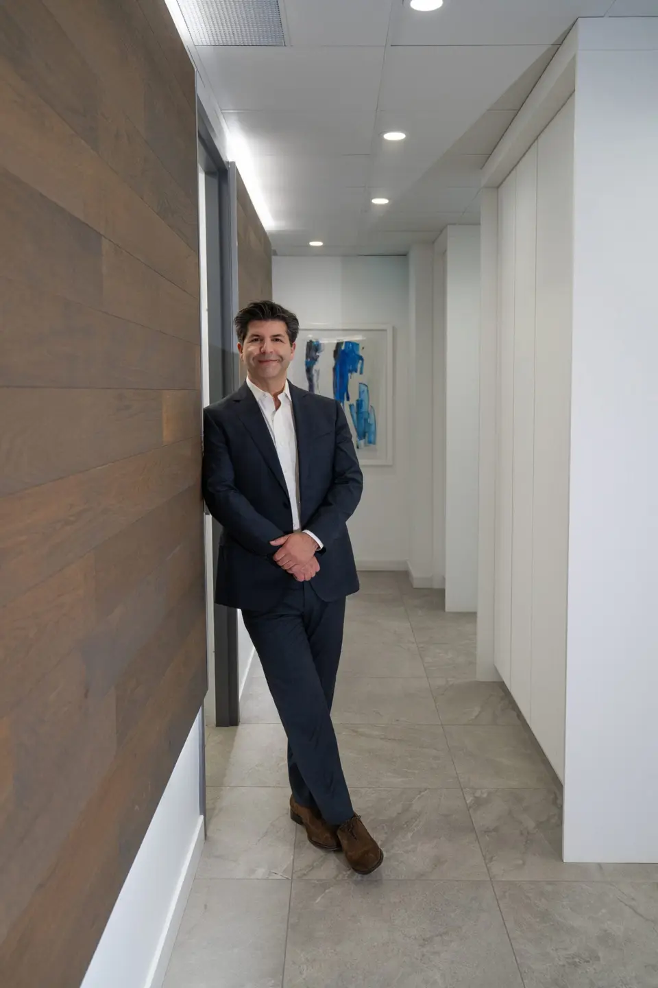 Dr. Brett Beber at the clinic